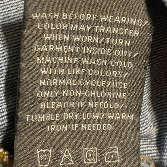 Torrid Denim Button-up Short Vest Women 4X Blue Pockets Distressed Western Rodeo - Picture 6 of 14